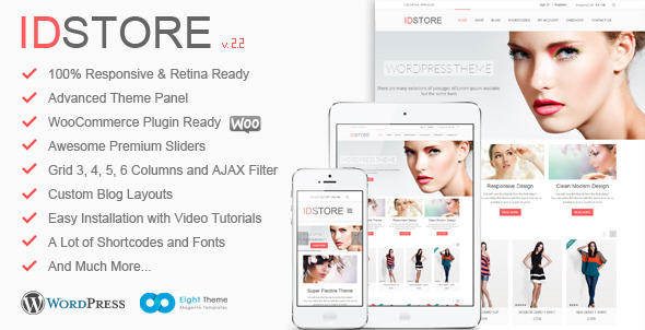  IDStore - WordPress Chinese theme of online shopping mall website