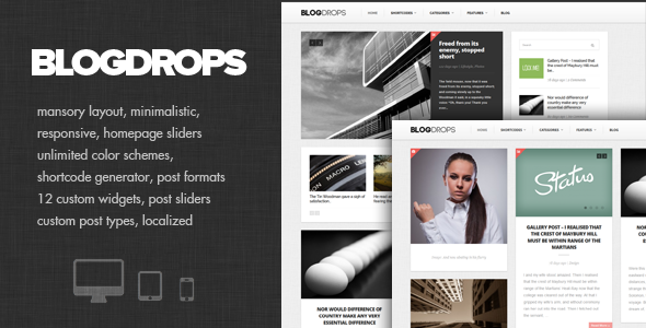  Blogprops Blog WordPress Theme Template