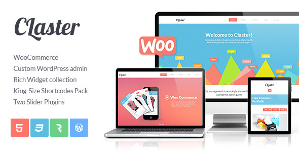 Claster 多用途 WordPress主题