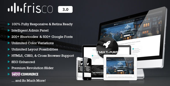 Frisco 多用途 WordPress主题模板