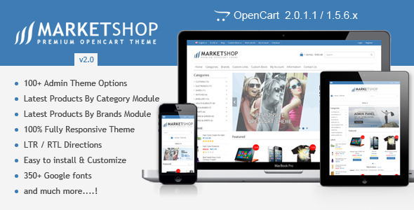 MarketShop opencart主题