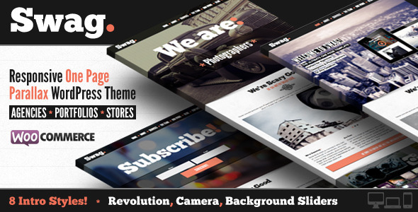  Swag single page works display WordPress theme