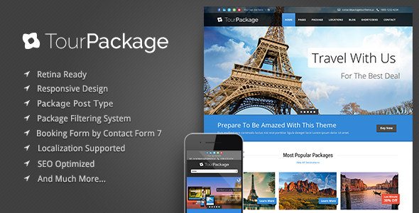 Tour Package - Wordpress Travel/Tour Theme