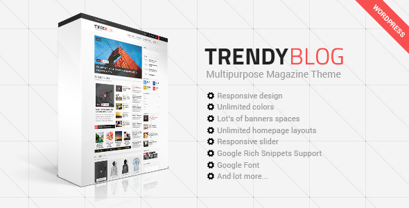 TrendyBlog 多用途杂志 WordPress主题 v2.1.0