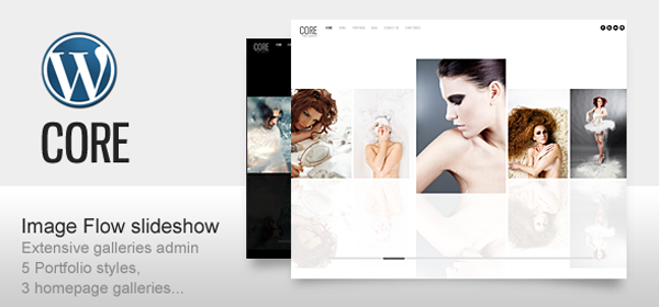  Core -   Minimal creative photography wordpress theme