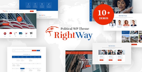 Right Way 政府组织机构 WordPress主题