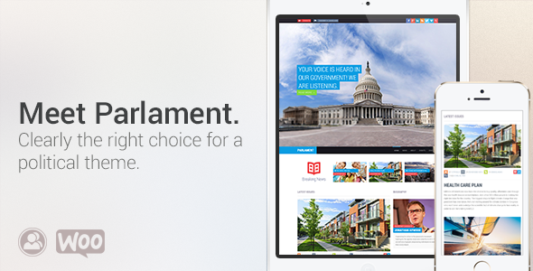 Parlament 政府 WordPress主题 [ 更新至 v2.2.3 ]