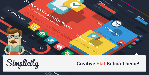 Simplicity v1.7.2 - Creative Flat Retina Theme