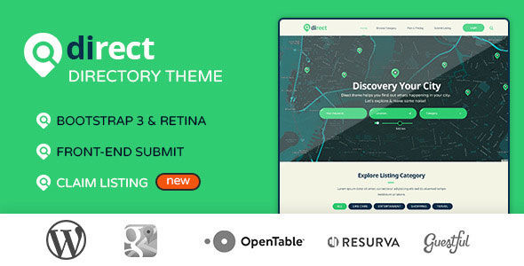  Pro Direct Geo Business District WordPress Theme