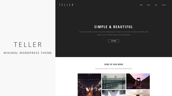 Teller 博客/作品展示 WordPress主题