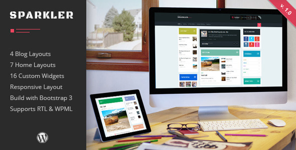  Sparkle - Responsive Magazine WordPress Theme