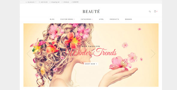 Beaute Opencart主题