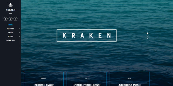 Kraken 多用途 Joomla模板