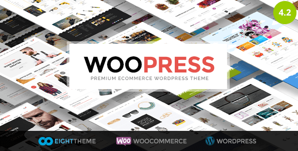  WooPress e-commerce shopping website WordPress theme