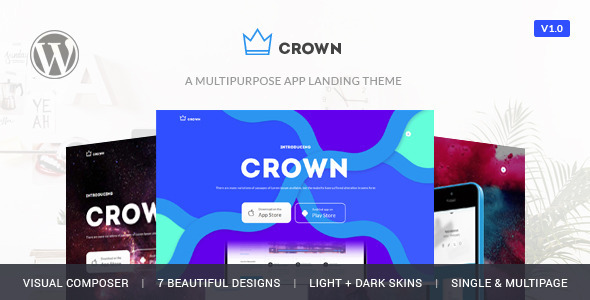 Crown APP展示 WordPress主题