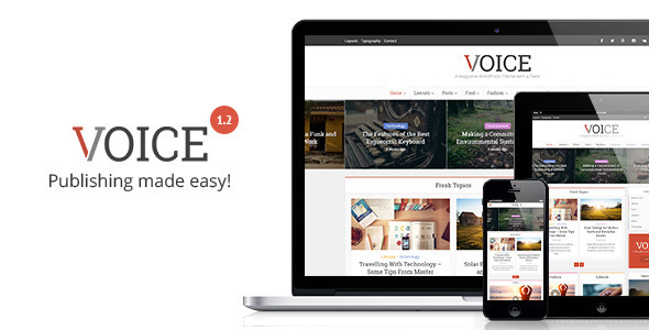 Voice - Clean News/Magazine WordPress Theme