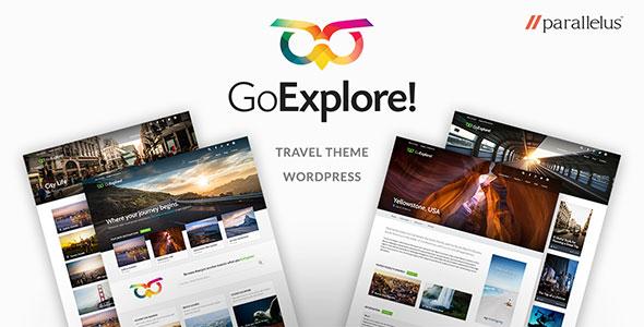  GoExplore Travel Agency Website Template WordPress Theme