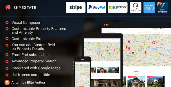  Skyestate Real Estate Rental Real Estate WordPress Theme