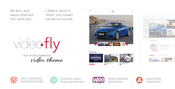  Videofly video sharing WordPress theme