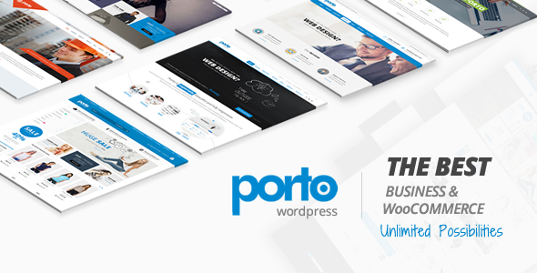  Porto - shopping mall website template WordPress Chinese theme