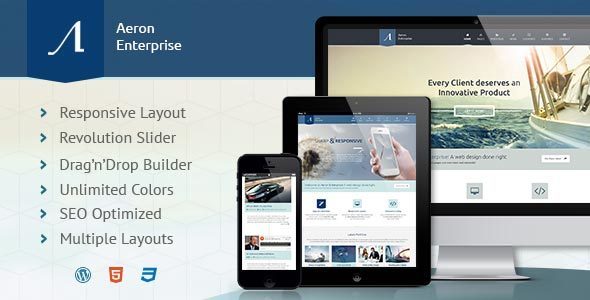 Aeron 高级企业 WordPress主题 v3.0.2