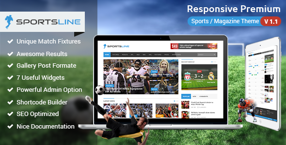 Sportsline 体育新闻 WordPress主题 v2.6