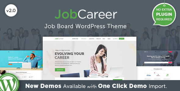 JobCareer - Job Board Responsive WordPress Theme