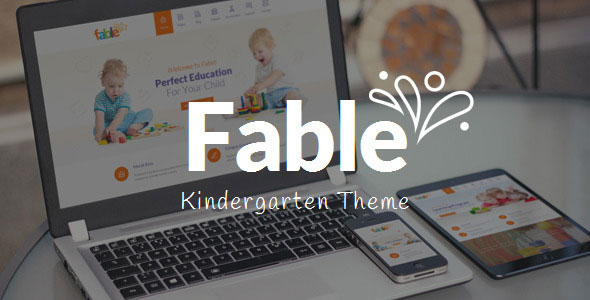  Fable - WordPress Chinese theme of kindergarten and nursery website