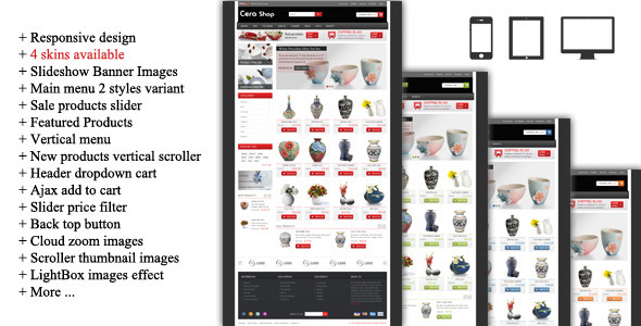 CeraShop Magento主题 v1.1