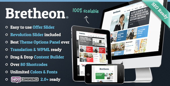  Bretheon Enterprise Group Website Template WordPress Theme