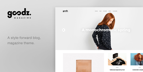 Goodz Magazine 博客杂志 WordPress主题 v1.4.2