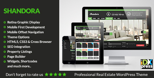 Shandora 地产/汽车租售 WordPress主题 v2.3.1