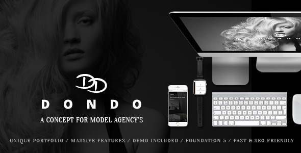  DONDO Model Performance Agency WordPress Theme v1.7.4