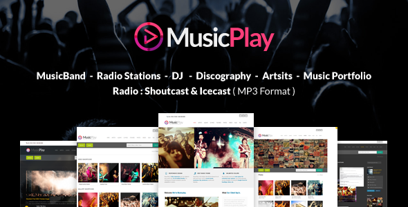 MusicPlay 音乐DJ WordPress主题 v9.2.0