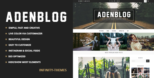  Aden - A WordPress Blog Theme