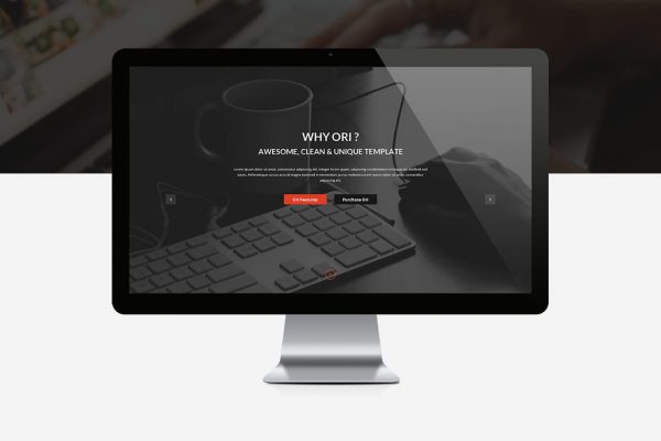 Ori 极简作品展示 html5网站模板