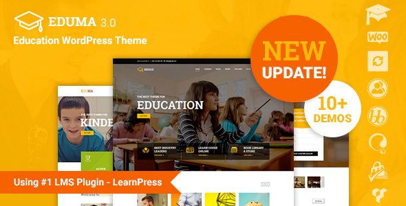  Eduma - WordPress Chinese theme of website template of education and training school