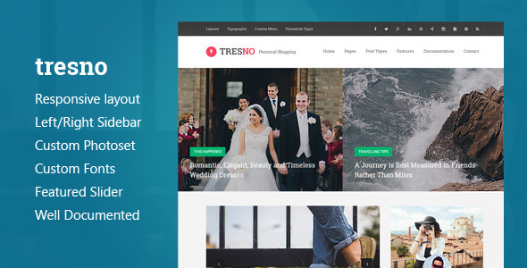 Tresno - 个人博客Tumblr主题