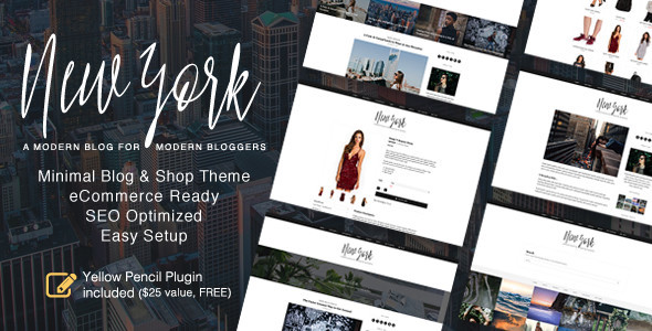  New York v1.4.0 - Blog Store WordPress Theme