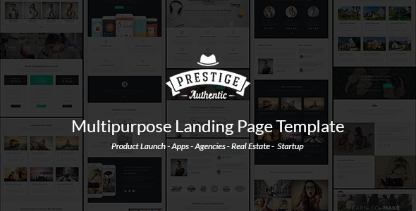 Prestige - 多用途着陆页HTML5模板