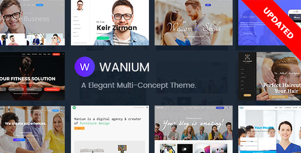 Wanium - A Elegant Multi-Concept Theme