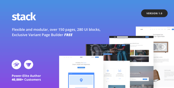  Stack - Advanced Multipurpose Enterprise Website Template WordPress Theme