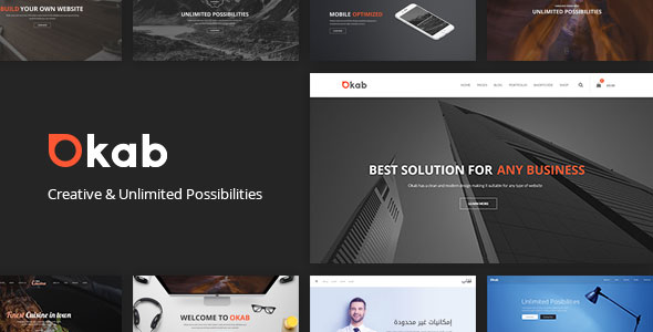 Okab v2.6.3 - 响应式多用途ＷordPress主题