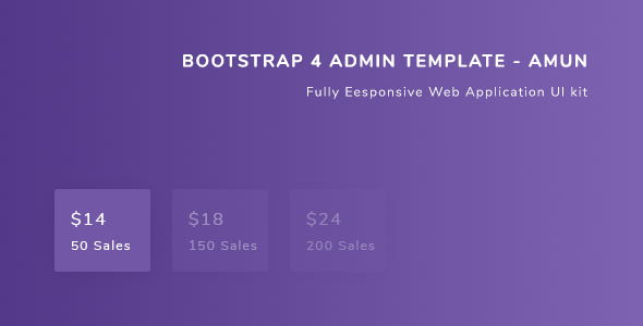 Bootstrap 4 Admin Template - 后台管理模板