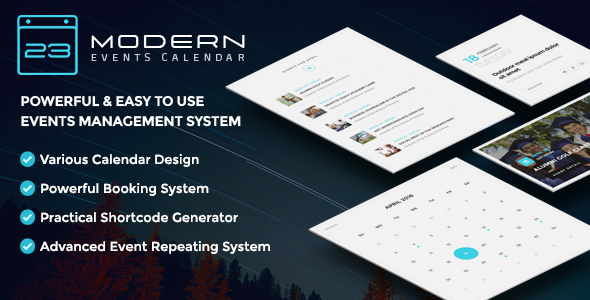 Modern Events Calendar - 响应式日程安排插件