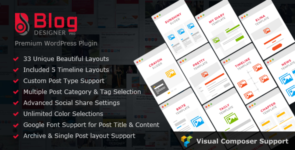  Blog Designer PRO for WordPress