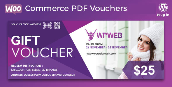 WooCommerce PDF Vouchers - WordPress Plugin