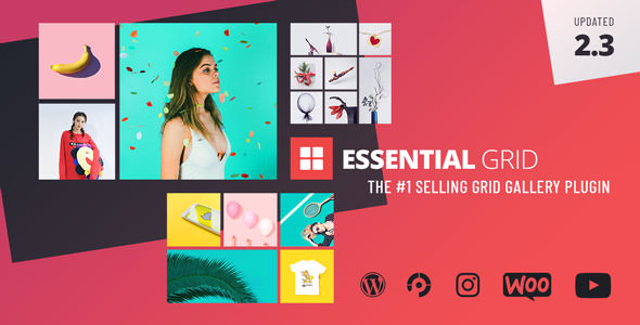 Essential Grid WordPress - 网格布局排版插件