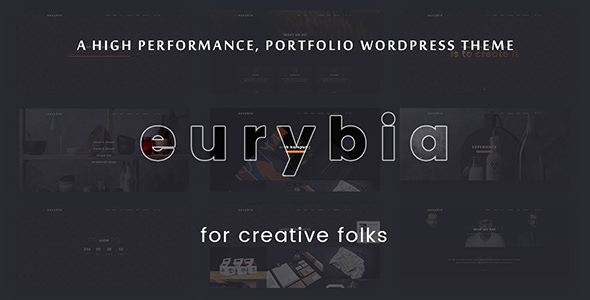 Eurybia v1.0 - 创意作品展示WordPress主题