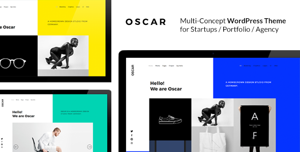 OSCAR v1.0 - 多用途作品展示WordPress主题